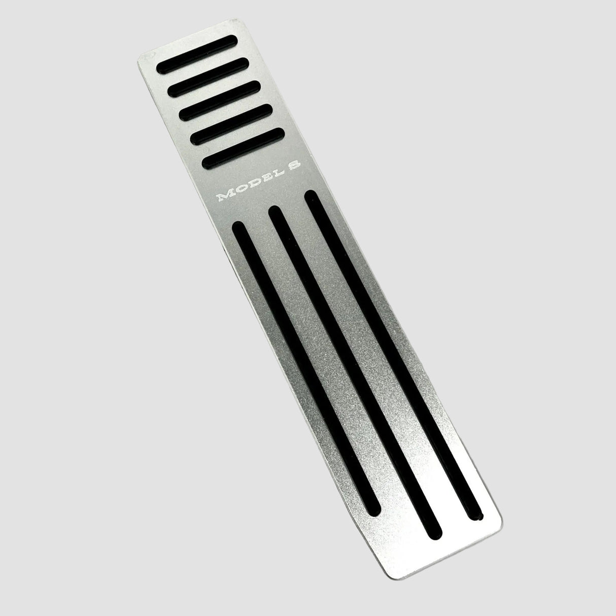 Voetsteun in glanzend aluminium afwerking voor Tesla Model S