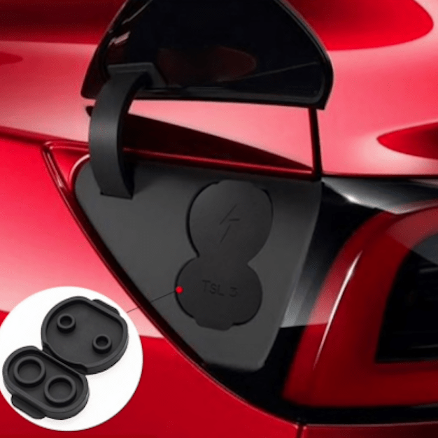 Rubberen beschermer voor laadpoort – Tesla Model 3/Y