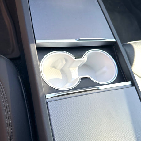 Bekerhouder in de middenconsole van de auto, ontworpen voor Tesla Model 3/Y.