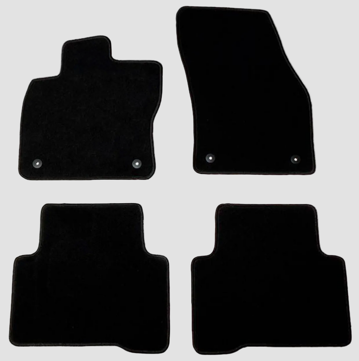zwarte vilten matten set voor VW ID.7