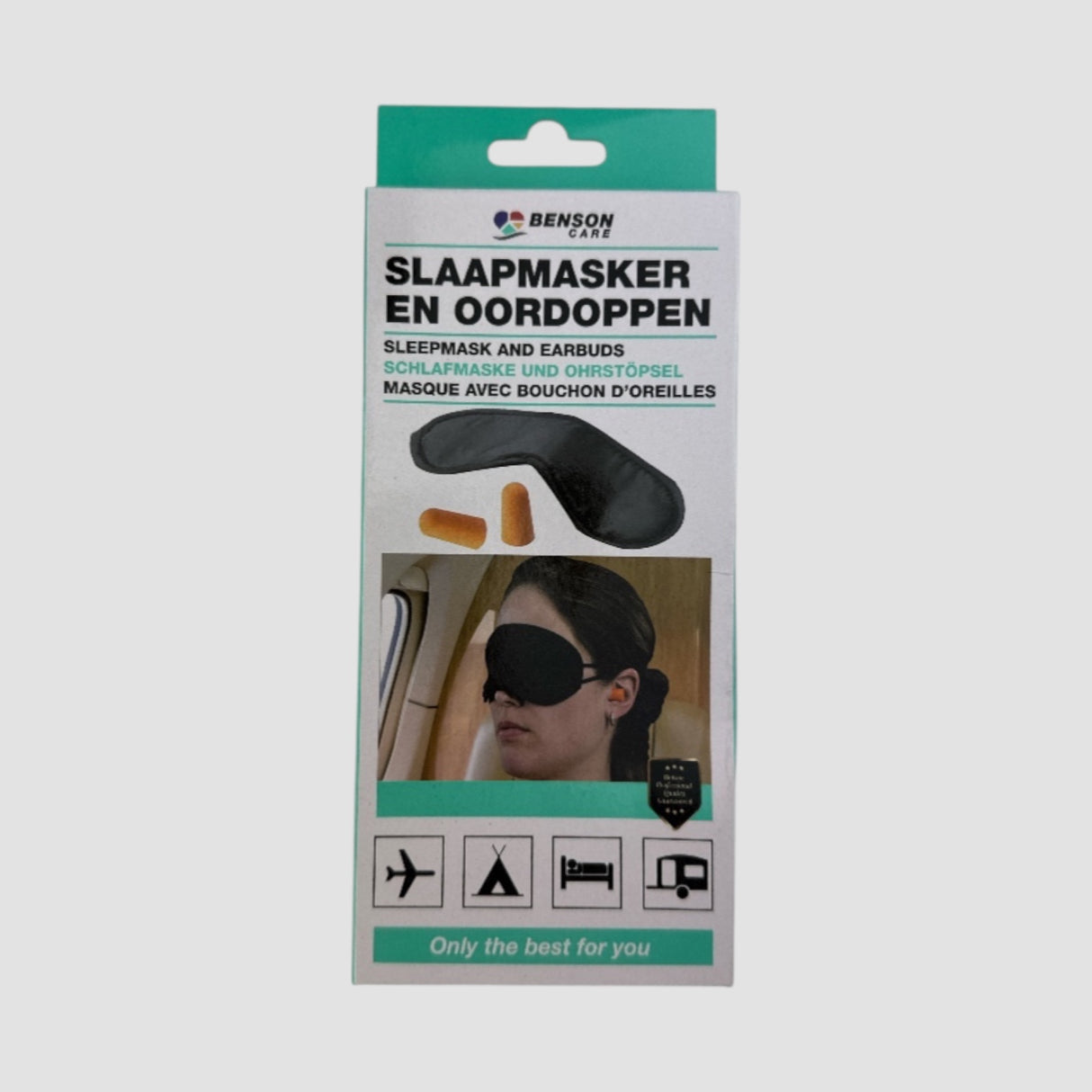 Slaapmasker met oordoppen