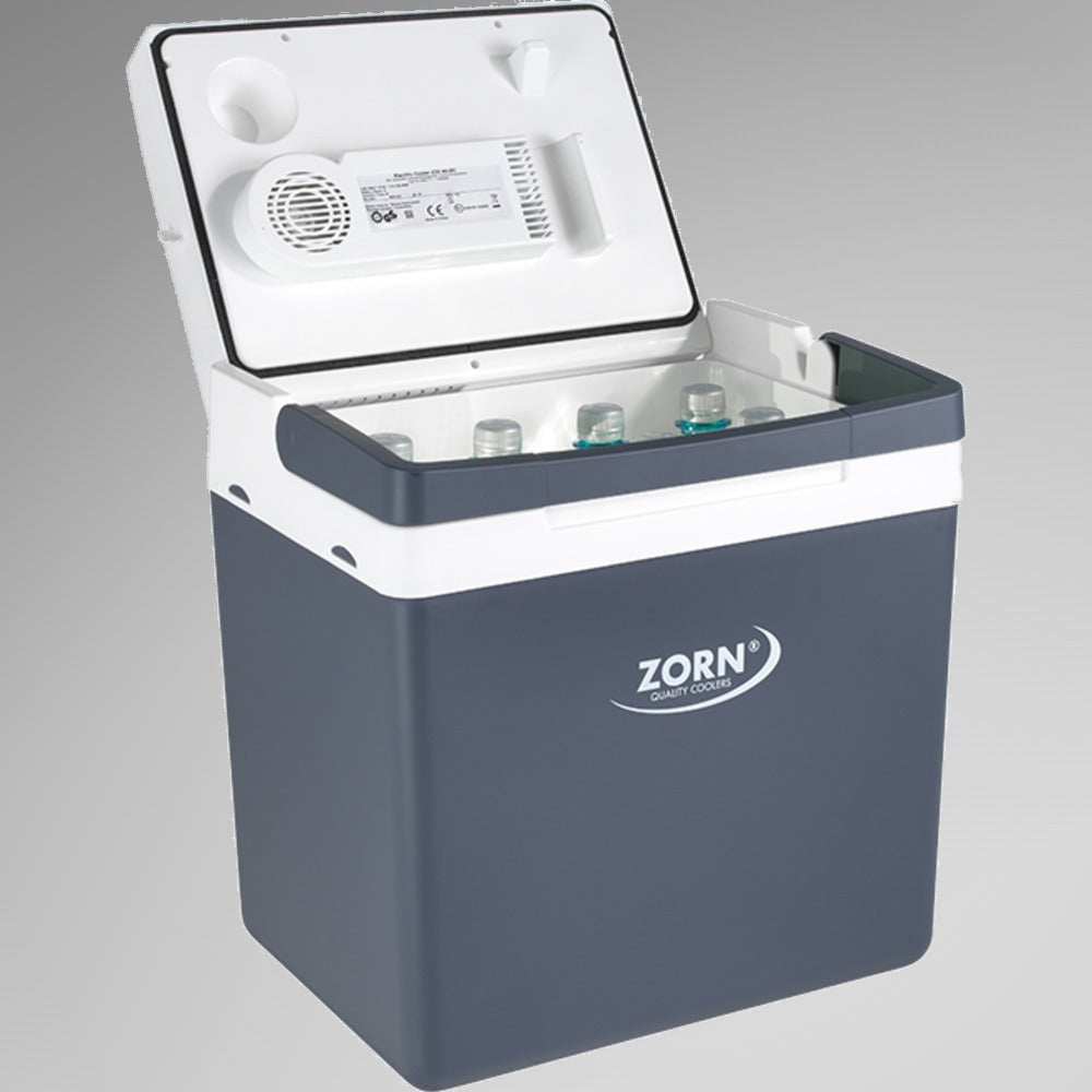 ZORN Z26 køleboks 25 liter med åbent låg og blæser i låget